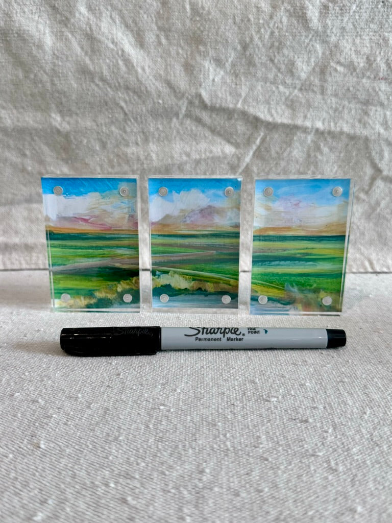 "Joy" framed triptych set of 3 prints